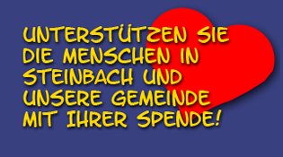 Unterstützen Sie die Menschen und die Gemeindearbeit in Steinbach - dafür sei Ihnen herzlich gedankt!