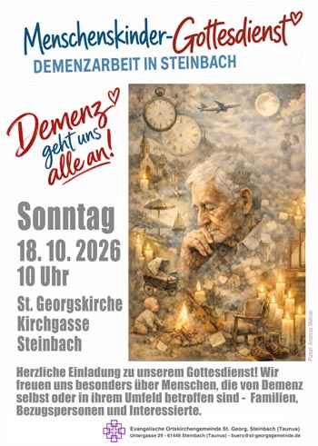 Gottesdienst zur Demenzarbeit in Steinbach