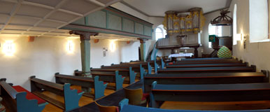 Ev. St. Georgkirche Steinbach (Ts.) Innen