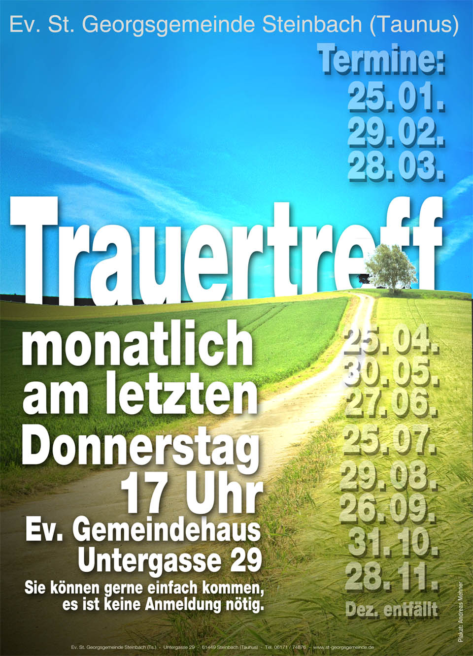 Trauertreff 2024 - Ev. St. Georgsgemeinde Steinbach (Taunus)